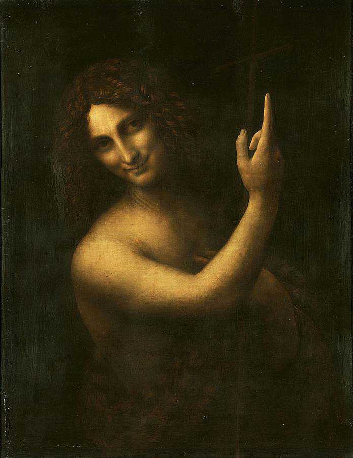 圣约翰浸礼会，1507年`Saint John the Baptist, 1507 by Leonardo da Vinci