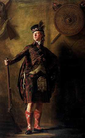 格伦加里的阿拉斯泰尔·拉纳尔森·麦克唐纳上校，1812年`Colonel Alastair Ranaldson Macdonell of Glengarry, 1812 by Henry Raeburn