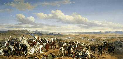 艾利岛战役，1844年`The Battle of Isly, 1844 by Horace Vernet