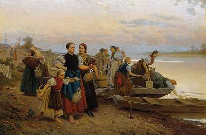 最后一天s的努力`The last days effort (1871) by Leopold Carl Müller