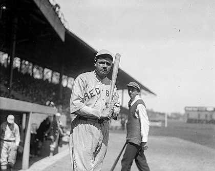 贝比·鲁斯，棒球，1919年`Babe Ruth, Baseball,1919 by American School