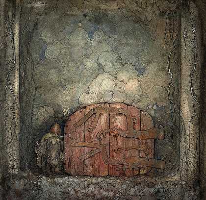伯加波特，1918年`Bergaporten, 1918 by John Bauer