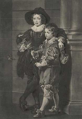 阿尔伯特和尼古拉斯`Albert And Nicholas by Peter Paul Rubens