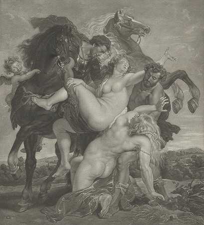强奸白花公主`Rape of the Daughters of Leucippus by Peter Paul Rubens