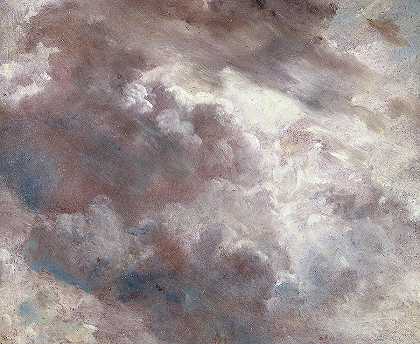 云研究，1821年`Cloud Study, 1821 by John Constable