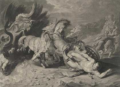 希波利特斯之死`The Death of Hippolytus by Peter Paul Rubens