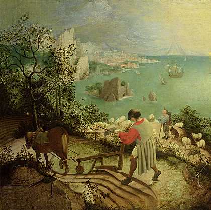 伊卡洛斯的倒台`Fall of Icarus by Pieter Bruegel the Elder