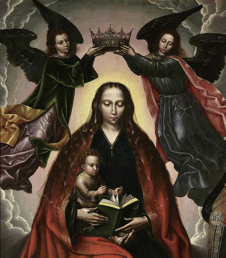 《女子与孩子》，1560年`The Virgin and Child, 1560 by Marcellus Coffermans