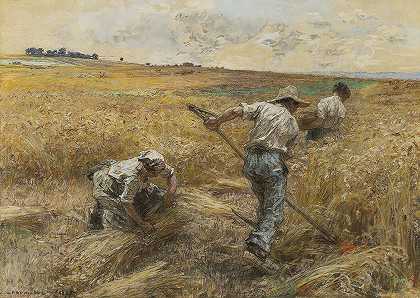 八月`Aôut (august) (1897) by Léon Augustin Lhermitte
