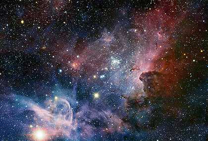 船底座星云隐藏的秘密`Carina Nebula\’s hidden secrets by Cosmic Photo
