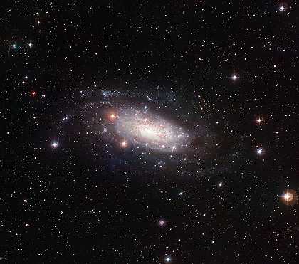 旋涡星系NGC 3621的广角成像仪景观` Wide Field Imager view of the spiral galaxy NGC 3621 by Cosmic Photo