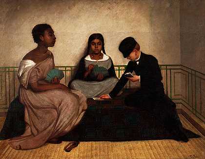 1859年法律面前的三个种族或平等`The Three Races or Equality before the Law, 1859 by Francisco Laso