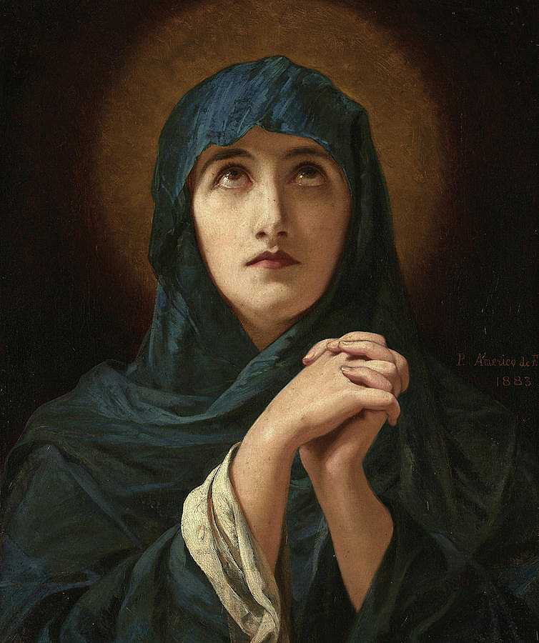 我们的悲伤女神，1883年`Our Lady of Sorrows, 1883 by Pedro Americo