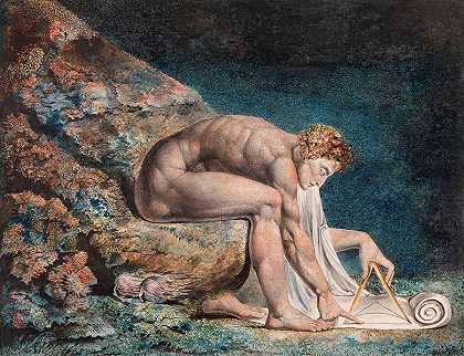 牛顿，1805年`Newton, 1805 by William Blake