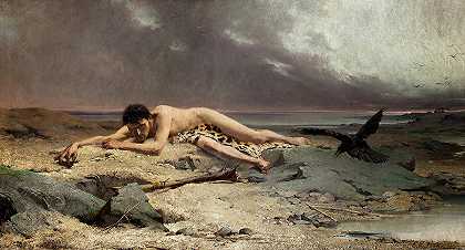 凯恩，1885年`Cain, 1885 by Emanuel Krescenc Liska