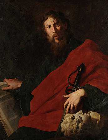 圣保罗，使徒保罗`Saint Paul, Paul the Apostle by Pietro Novelli
