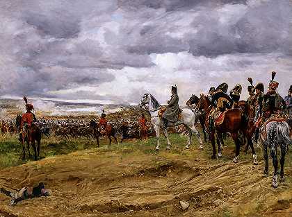 拿破仑在耶拿，1806年`Napoleon at Jena, 1806 by Ernest Meissonier