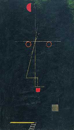 平衡主义者的画像，1927年`Portrait of an Equilibrist, 1927 by Paul Klee