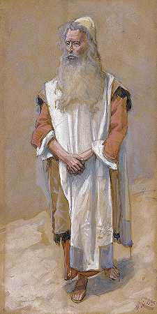 摩西，1902年`Moses, 1902 by James Tissot