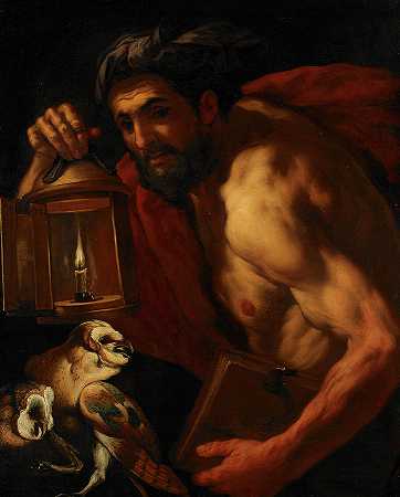 提奥奇尼斯，17世纪`Diogenes, 17th century by Johann Carl Loth