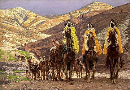 《三博士之旅》，1894年`Journey of the Magi, 1894 by James Tissot