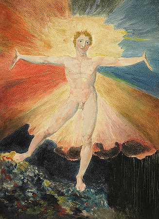 阿尔比恩·罗斯，1796年`Albion Rose, 1796 by William Blake