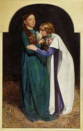 1851年《鸽子重返方舟》`The Return of the Dove to the Ark, 1851 by John Everett Millais