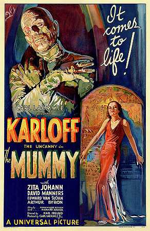 木乃伊，1932年`The Mummy, 1932 by Film Poster