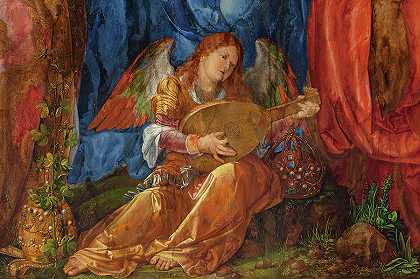 玫瑰节，1506年`Feast of the Rosary, 1506 by Albrecht Durer