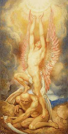 希望的天使`The Angel of Hope by Henry John Stock