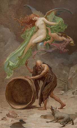 戴奥奇尼斯，1893年`Diogenes, 1893 by Max Pirner