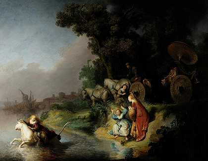 欧罗巴绑架案，1632年`The Abduction of Europa, 1632 by Rembrandt van Rijn