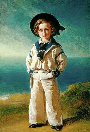 爱德华七世国王，1846年`King Edward VII, 1846 by Franz Xaver Winterhalter