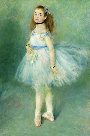 《舞者》，1874年创作`The Dancer, Painted in 1874 by Auguste Renoir