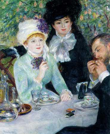 午餐之后，1879年`After the Luncheon, 1879 by Auguste Renoir