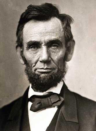 亚伯拉罕·林肯肖像，1863年11月8日`Portrait of Abraham Lincoln, November 8, 1863 by Alexander Gardner