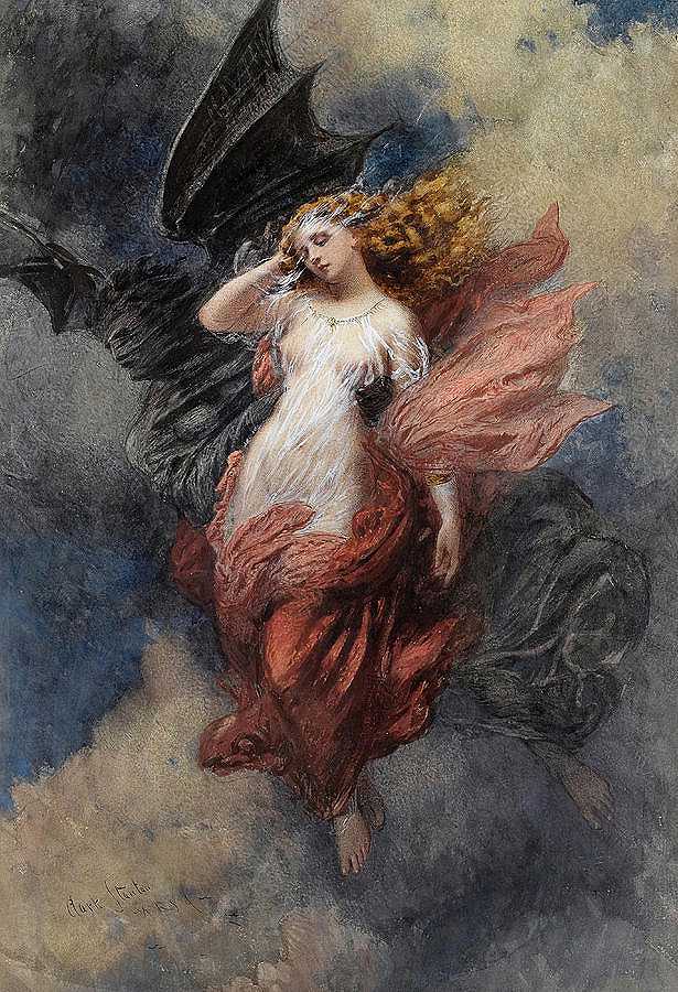 死亡与少女`Death and the Maiden by George Clark Stanton