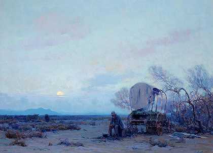 沙漠探矿者`Desert, Prospector by John Frost