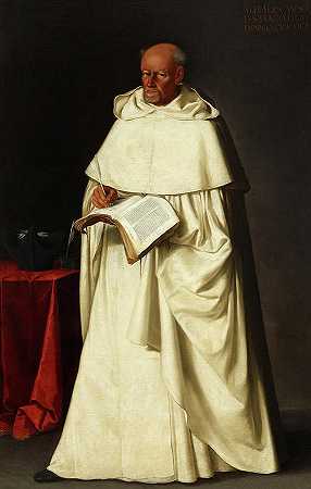 弗雷·埃尔南多·德圣地亚哥`Fray Hernando de Santiago by Francisco de Zurbaran