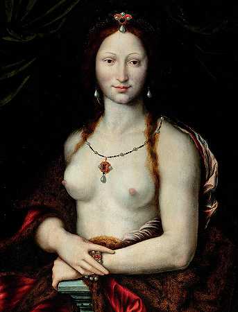 裸体蒙娜丽莎`Nude Mona Lisa by Joos van Cleve
