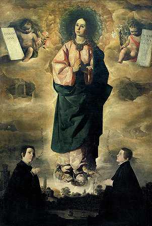 无瑕受孕，1632年`Immaculate Conception, 1632 by Francisco de Zurbaran