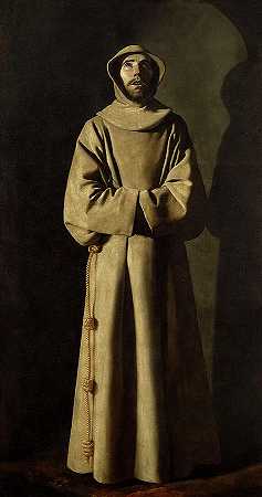 阿西西的圣方济各，1659年`Saint Francis of Assisi, 1659 by Francisco de Zurbaran