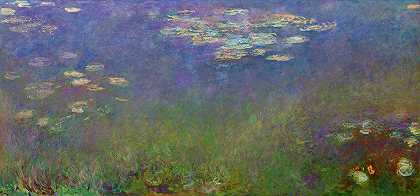 睡莲，1915-1926`Water Lilies, 1915-1926 by Claude Monet