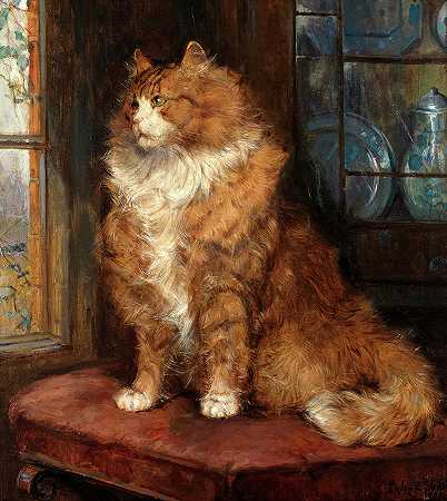 姜猫的研究`Study of a Ginger Cat by Philip Eustace Stretton