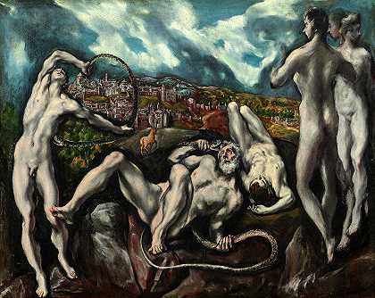 拉奥孔，1614年`Laocoon, 1614 by El Greco