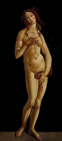 1495-1497年的维纳斯`Venus, 1495-1497 by Sandro Botticelli