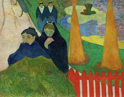 米斯特拉尔，1888年`Mistral, 1888 by Paul Gauguin