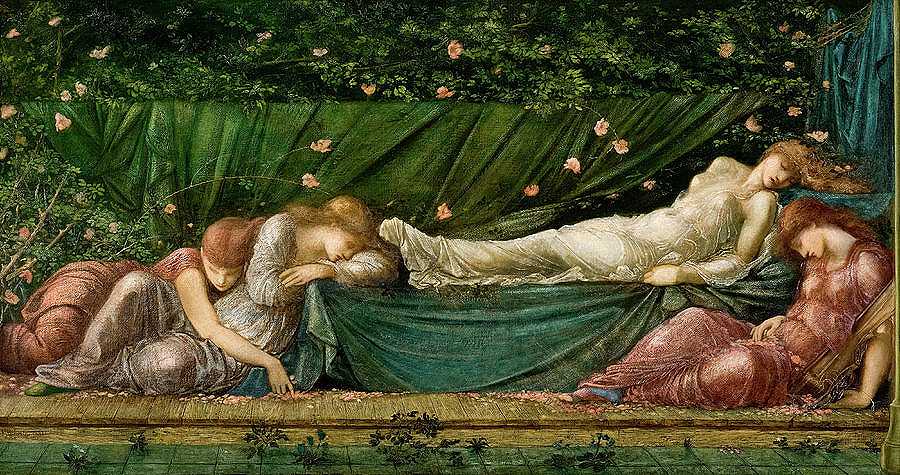 睡美人`The Sleeping Beauty by Edward Burne-Jones