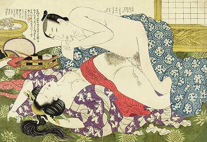 顺佳，一个商业住宅的女主人`Shunga, The Lady of a Mercantile House by Kikugawa Eizan