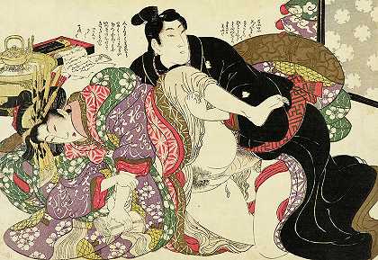 顺佳，一所豪宅的女儿`Shunga, The Daughter of a Great House by Kikugawa Eizan
